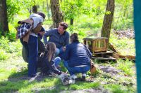 Visite d'un rucher et sa miellerie