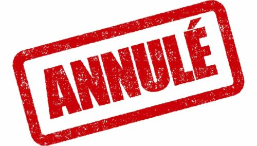Annulé