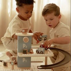 Garage en bois Quartier Pastel